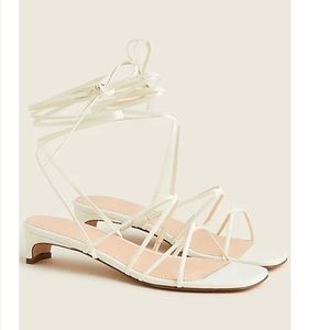 Sardinia ankle-wrap heeled sandals size 7.5